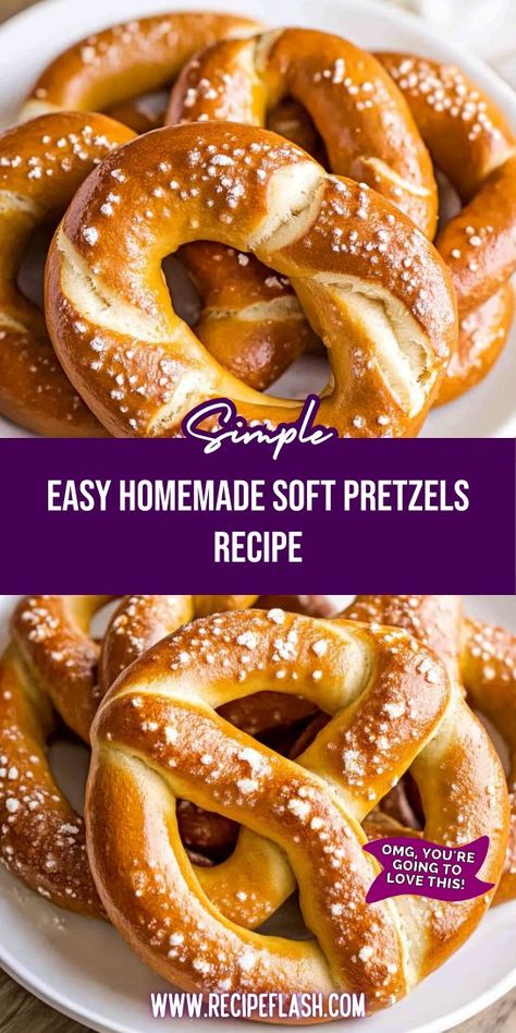 Homemade Pretzels Soft, Soft Pretzels Easy, Creamy Salsa Verde, Homemade Pretzels Recipe, Soft Pretzels Recipe, Creamy Salsa, Pretzel Recipe, Soft Pretzel Recipe, Homemade Pretzels