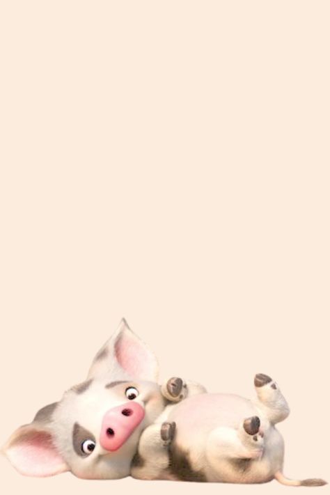 Moana Pig Pua Wallpaper, Disney Animals Wallpaper, Pua Wallpapers, Pua Moana Wallpaper, Pig From Moana, Moana Pig Pua, Cute Disney Wallpapers, Moana Wallpaper Iphone, Pigs Wallpaper