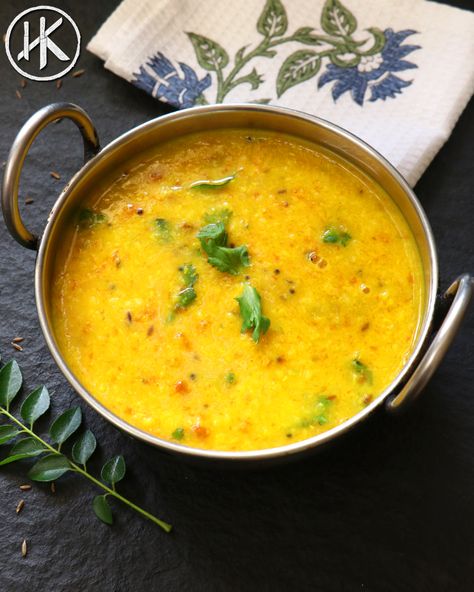 Yellow Dal Tadka - Headbanger's Kitchen - Keto All The Way! Yellow Dal Tadka, Yellow Lentil Soup, Yellow Dal, How To Make Yellow, Indian Lentils, Dal Tadka, Yellow Lentils, Lentil Dal, Summer Soup