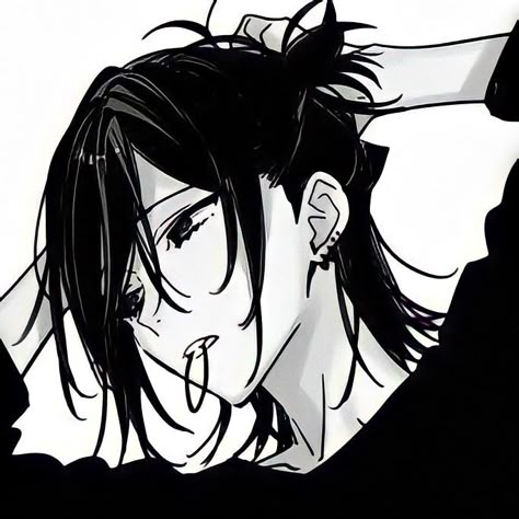 Anime Boy Long Black Hair, Touka Wallpaper, Long Hair Drawing, Anime Boy Long Hair, Anime Long Hair, Editing Video, Anime Boy Hair, Anime Guy, Hair Anime