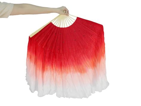 Fan Veils, Musical Snow Globes, Bamboo Silk, White Hand, Belly Dance, Tie Dye Skirt, Cookware, Veil, Red White