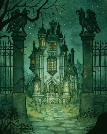 Johan Egerkrans, Gothic Setting, Castle Painting, Dark Castle, Gothic Castle, Rpg Map, Arte Cyberpunk, Call Of Cthulhu, The Society