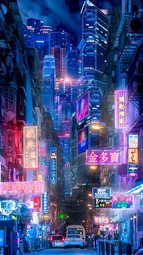 Neon Core, Lucy Drawing, Cyberpunk Environment, Mv Ideas, Cyberpunk Vibes, Happy Charms, Neon Cyberpunk, Lights At Night, Sci Fi City