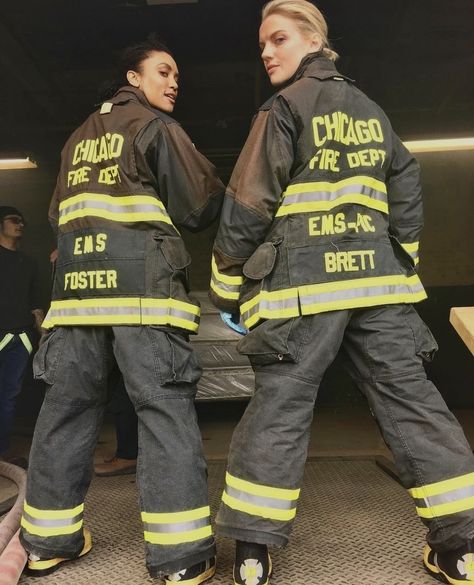 Annie Ilonzeh, Chicago Fire Cast, Kara Killmer, Chicago Crossover, Chicago Fire Department, Firefighter Paramedic, Female Firefighter, Chicago Family, Chicago Shows