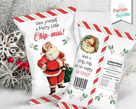 Excited to share the latest addition to my #etsy shop: Christmas Chip Bags, Printable Holiday Party Favors, Retro Santa Snack Bag Wrapper, Chip Bag Wrapper, Snack Packaging, INSTANT DOWNLOAD https://etsy.me/3UCcEFx #red #christmas #green #holidayprintables #christmasfa Christmas Chip Bags, Christmas Smoothies, Santa Snacks, Seasonal Printables, Snack Packaging, Brochure Paper, Holiday Party Favors, Retro Santa, Chip Bags