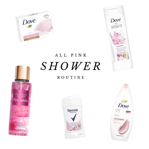 Smell amazing with this shower routine! #clean #hygiene Pink Shower Routine, Clean Hygiene, Pure Seduction, Pink Showers, All Pink, Body Smells, Smell Amazing, Shower Routine, Smells Amazing