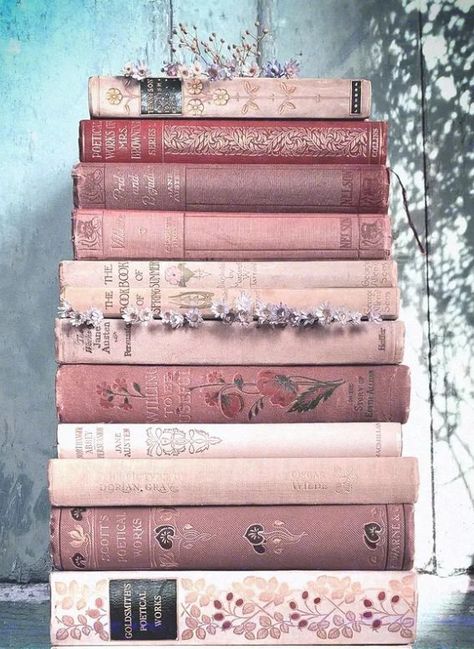 Boho Library, Austen Aesthetic, Pink Bookshelves, Aesthetic Bookshelf, Ig Icon, Bookshelf Aesthetic, Books And Tea, Vintage Bookshelf, Virgo Season