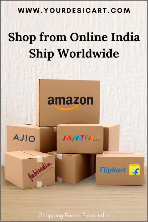 Shop from your favorite Indian online sites like #Myntra #Flipkart #Amazon.in #FabIndia #GlobalDesi #Pepperfry & many more and deliver worldwide at your doorstep. Global Desi, Online Stores, Custom Tailoring, Personal Shopper, Buying Jewelry, Buying Gifts, Smart Shopping, India