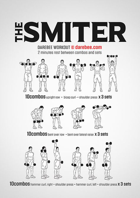 DAREBEE Workouts Shredded Arms Workout, Dumbell Superset Workout, Arm Workout Superset, Dumbell Forearm Workout, Arms Superset Workout, Tris And Bis Workout Dumbell, Full Body Dumbbell Hiit Workout, Dumbbell Forearm Workout, Forearm Dumbell Workout