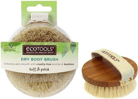 NEW EcoTools Dry Body Brush Ulta Coupon, Dry Body Brush, Eco Tools, Beauty On A Budget, Dry Brushing Skin, Dry Body Brushing, Skin Brushing, Body Brush, Dry Brush