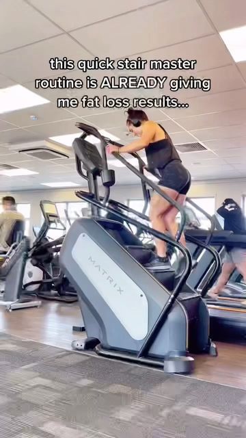 Fit Healthy Workouts💪🏼 on Instagram: "the stair master is great because you don’t even have to go on it for very long to see results 😍 - tag a friend, like & save for later!!! By @lexieherod" Stair Master Workout, Stairmaster Workout, Stair Master, Lost 50 Pounds, Tea Burn, Gym Routine, One Step At A Time, 50 Pounds, Workout Plan Gym