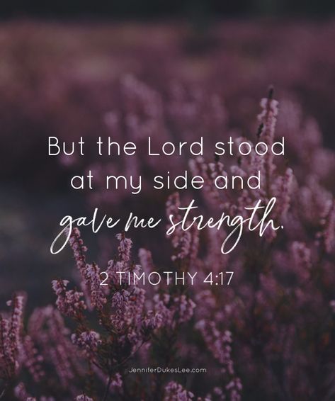 This verse is so powerful! But the Lord stood at my side and gave me strength. 2 Timothy 4:17 #scripture #verse But The Lord Stood With Me Quotes, God Give Me The Strength, Lord Give Me Strength, 2 Timothy 4 17, Im Tired Of Trying, Wallpaper God, Bible Verses About Strength, Miracle Prayer, Tired Of Trying