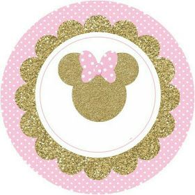 Edible Paper in Creatividades: MINNIE MOUSE PINK Minnie Mouse Stickers, Minnie Mouse Birthday Theme, Minnie Mouse Birthday Party Decorations, Minnie Mouse 1st Birthday, Minnie Mouse Baby Shower, Minnie Mouse Theme, Baby Minnie, Minnie Mouse Pink, Minnie Party