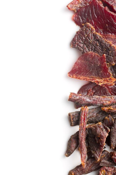 Looking for an instant snack you can enjoy while on the go? Try our beef jerky! Jerky Photography, Meat Snacks, Branding Design Packaging, Food Photography Styling, Beef Jerky, Meat Recipes, Food Styling, Jerky, Meat Jerky