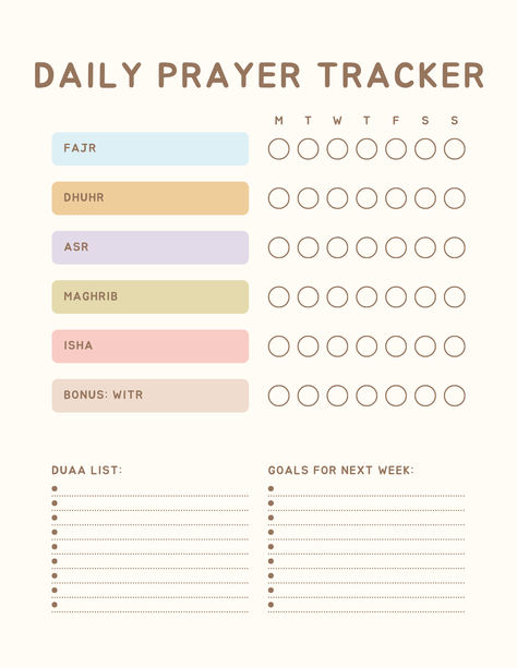 This muslim planner is free and printable and instantly downloadable! This Aesthetic Muslimah Prayer tracker will help keep you organized and on tract! This muslim prayer tracker planner is the thing you need if you are struggling with every prayer, this will hold you accountable. This is for the aesthetic muslim girlies that want to stay organized! Grab this Muslim prayer planner now! This Islamic prayer planner is free and printable. This Islamic prayer tracker can be shared with others! Daily Sunnah Checklist, Routine Planner Islam, Daily Islamic Planner, Islamic Planner Ideas, Quran Schedule, Studying Quran, Islamic Schedule, Islamic Timetable, Namaz Tracker