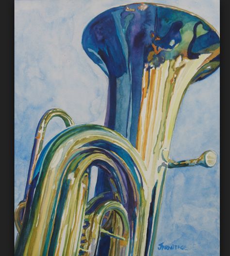 Watercolor Paintings For Sale, Instruments Art, Colorful Palette, Jazz Art, Music Drawings, Music Collage, Musical Art, Watercolor Wall Art, Big Boy