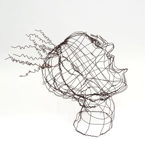 Art At Woodstock: Wire Busts Sculpture Wire, Human Head, Principles Of Design, 3d Metal, Recycled Art, Ap Art, Wire Sculpture, Figurative Sculpture, Welding Projects