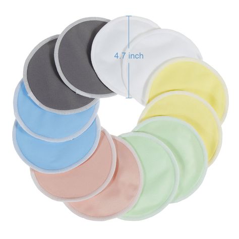 Lictin 12 pcs (6 Paris) Nursing Pads Set Nursing Pads Washable Organic Bamboo Nursing Pads Reusable Nursing Pads Washable Soft Absorbent Nursing Pads with 1 Laundry Bag and 2 Organza Bags: Amazon.co.uk: Baby Reusable Nursing Pads, Nursing Pads, Baby Things, Organza Bags, Laundry Bag, Travel Pillow, Nursing, Paris