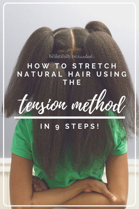 How to stretch your natural hair without heat Stretching Natural Hair, Stretch Natural Hair, African Threading, Hair Without Heat, Black Bloggers, Hair Guide, Healthy Natural Hair, Natural Hair Inspiration, Natural Hair Tips