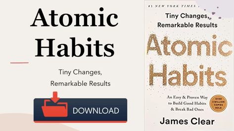 Atomic Habits Book, Habits Book, Preschool Charts, Build Good Habits, Habit Books, Atomic Habits, Medical Terminology, Pdf Books Reading, Book Names