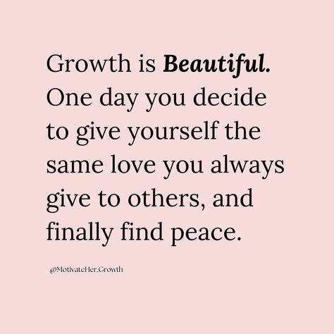 🌸 Growth is beautiful. It’s messy, it’s challenging, but it’s the most rewarding journey you’ll ever take. Every step forward is a celebration of how far you’ve come, and a reminder of how strong you truly are. 💪🏽✨ Loving yourself through every phase of your journey is the ultimate form of empowerment. It’s about embracing who you are today while working toward the version of yourself you know you’re becoming. Keep pushing, keep growing, and never stop believing in your own power. 👑💖 @Mo... Never Stop Believing, Daily Quote, Keep Growing, Women Motivation, Same Love, Loving Yourself, Keep Pushing, Grow Strong, Finding Peace