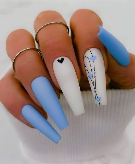 Clean Girl Nails, Blue Coffin Nails, Fake Nails Designs, Milky Nails, Girl Nails, Dope Nail Designs, Acrylic Nails Coffin Pink, Long Square Acrylic Nails, Acrylic Nails Coffin Short