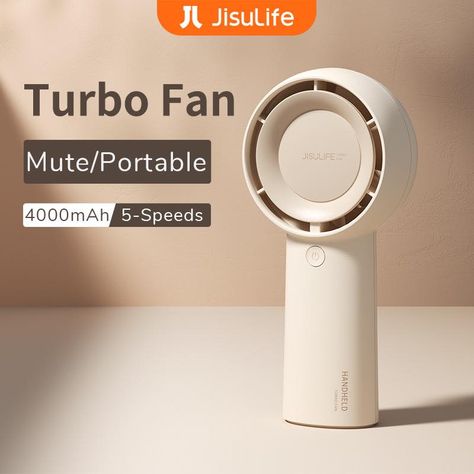 Jisulife Portable Turbo Fan Buy Here: https://shope.ee/1fvFZaZbI9 #ShopeePH #ShopeeBudol #FreeShippingArawAraw #PortableFan #jisulifefan Old Packaging, Bladeless Fan, Handheld Fan, Small Fan, Portable Fan, Hand Held Fan, Strong Wind, Fan Speed, Camping Accessories