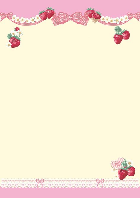 Cute Text Backgrounds, Iphone Strawberry Wallpaper, Baking Wallpaper Aesthetic, Strawberry Mood Board, Strawpage Backgrounds, Pink Strawberry Background, Strawberry Background Aesthetic, Simple Pattern Background, Project Board Ideas