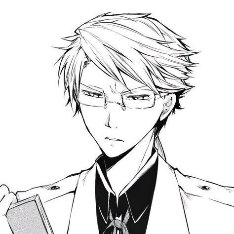 Kunikida Aesthetic, Kunikida Pfp, Kunikida Manga, Chuuya Manga, Doppo Kunikida, Bsd Icons, Kunikida Doppo, Single Pfp, Bsd Manga