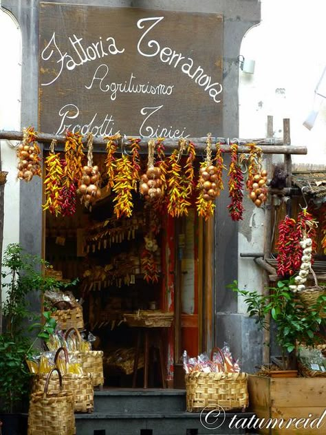 Amalfi coast, Italy Italian Shop, Italian Market, Italian Cafe, Italian Deli, Rustic Restaurant, Pizza Place, Italy Photo, Sorrento, Cafe Interior