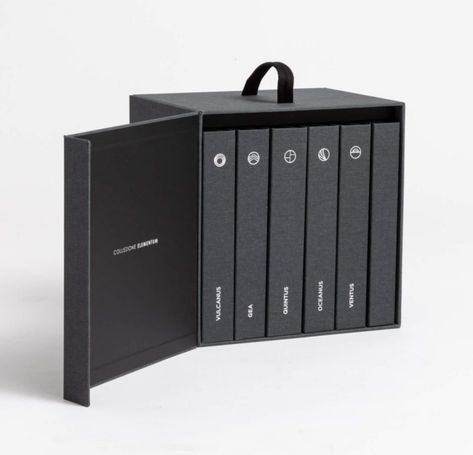 Book Box Packaging Design, Sample Packaging Ideas, Sample Display, Luxury Brochure, Portfolio Book, Cool Packaging, Sample Box, Presentation Layout, Beautiful Book Covers