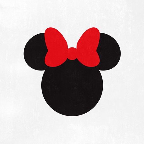 Minnie Mouse Template, Mickey Head Svg, Minnie Mouse Svg, Minnie Mouse Head, Mickey Mouse Svg, Minnie Mouse 1st Birthday, Mouse Silhouette, Idee Cricut, Disney Font