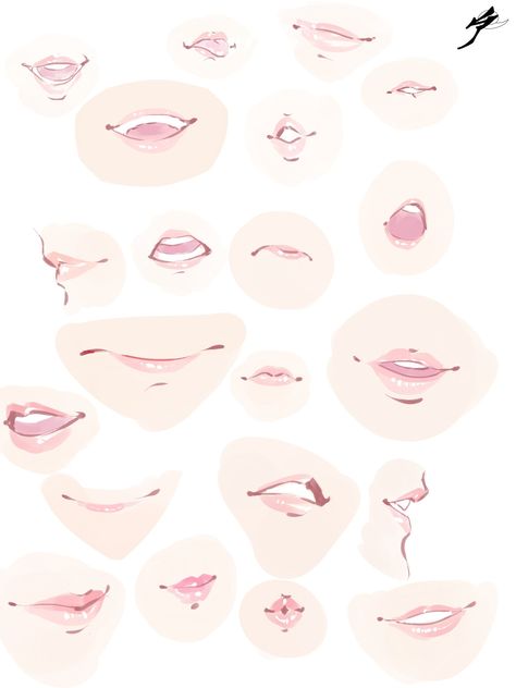 🍁The Onirae🍂~c l o s e d on Twitter: "21 lips of the soul… " Anime Mouth Female, Drawing Mouth, Anime Mouths, Anime Lips, Asian Drawing, Mouth Drawing, Lips Drawing, Drawing Expressions, Poses References