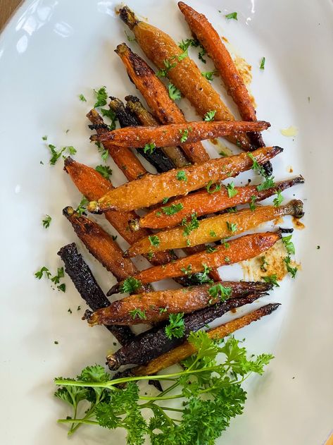 Glazed Rainbow Carrots, Country Market, Rainbow Carrots, Turnips, Glazed Carrots, Maple Glaze, Roasted Carrots, Sweet And Savory, Parsnips