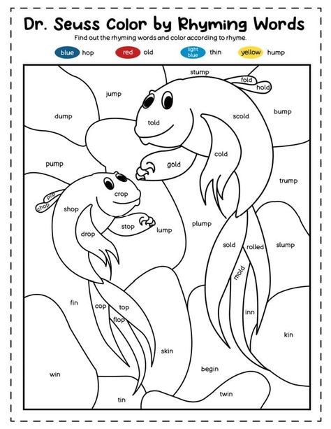 Dr Seuss Printables, Dr Seuss Coloring Pages, Dr Seuss Crafts, Grinch Crafts, Cvc Words Worksheets, Dr Seuss Birthday Party, Seuss Crafts, Dr Seuss Birthday, Fractions Worksheets