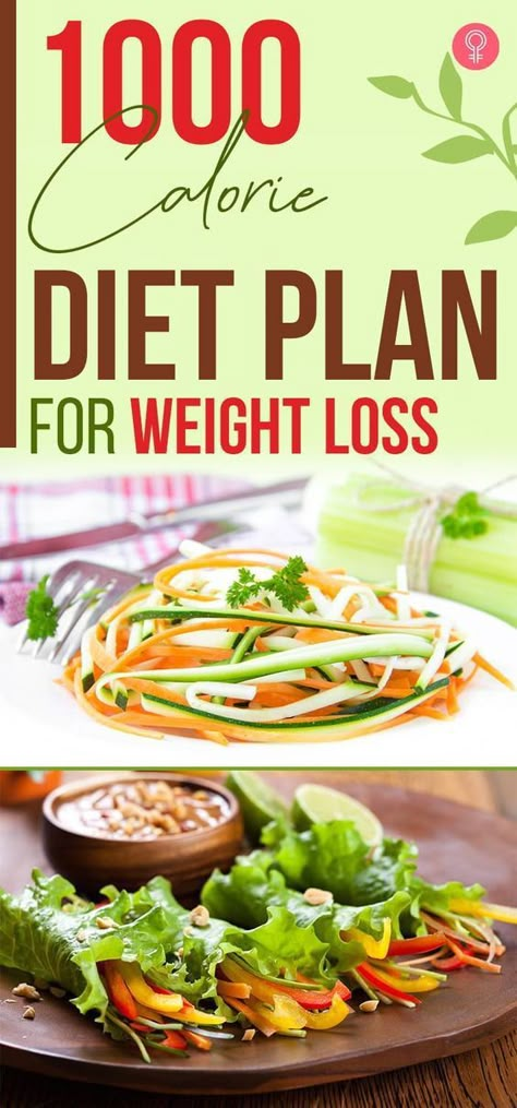 1000 Calorie Diet Plan For Weight Loss: A 1000 calorie diet plan or a low-calorie diet plan is used for rapid weight loss. The rationale behind the 1000 calorie diet plan is that a drastic reduction in calorie intake results in weight loss with little or no physical activity. #weightloss #dietplan #calories #health #fitness 1000 Calorie Meal, 1000 Calorie Meal Plan, Low Calorie Diet Plan, 1200 Calorie Diet Meal Plans, 1000 Calorie, 1000 Calories, Low Salt, Calorie Meal Plan, Calorie Meals