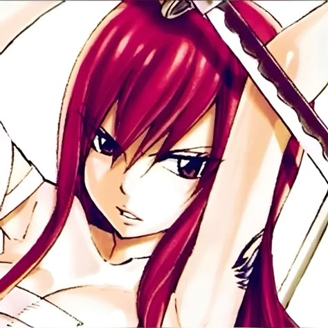 Ezra Pfp Fairy Tail, Ezra Fairytail, Ezra Scarlet Icon, Fairy Tail Ezra, Erza Scarlet Icon, Pfp Anime Manga, Ezra Scarlet, Fairy Tail Juvia, Erza Scarlett