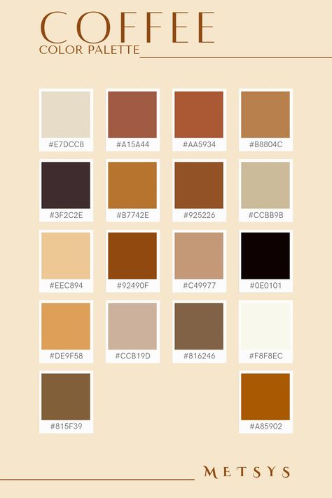 Cinnamon Girl Color Palette, Caramel Brown Color Palette, Milk Chocolate Color Palette, Caramel Pallete Color, Coffee Color Wall, Brown Color Pallete Aesthetic, Toffee Color Palette, Aesthetic Brown Color Palette, Maple Color Palette