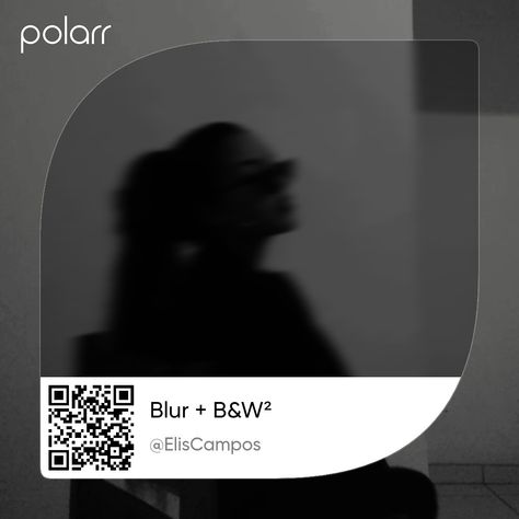 #preto#black#branco#white#blackandwhite#pretoebranco#filtro#filter#polarr#QRcode#code#style#photo#foto#blur Polarr Filters Code Blurred, Cod Polar, Vsco Codes, Polarr Effect, Qr Code Polarr, Polarr Qr Codes, Photo Filters Apps, Blur Picture, Best Vsco Filters