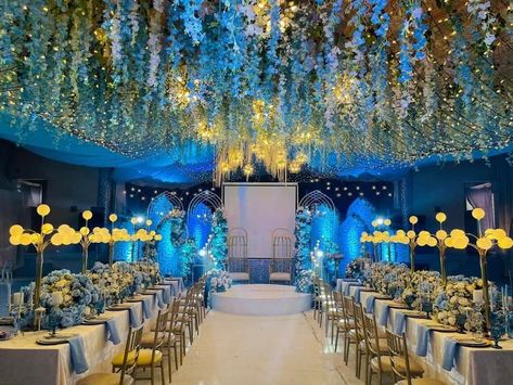 Starry Night Prom, Winter Wonderland Wedding Theme, Celestial Wedding Theme, Wedding Vans, Debut Ideas, Starry Night Wedding, Quinceanera Planning, Staff Party, Dance Themes