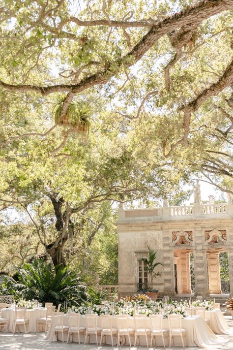 Vizcaya Miami Wedding, Vizcaya Museum And Gardens Wedding, Vizcaya Miami, Vizcaya Wedding, Miami Wedding Venues, Miami Gardens, White Florals, Miami Wedding, Wedding Vibes