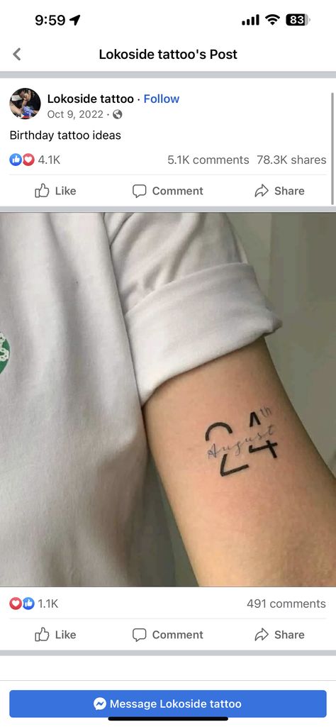 Dainty Son Tattoo, Mother Of 3 Tattoo Ideas Minimalist, Tattoo Ideas For First Born Son, Simple Kid Tattoos For Moms, Small Tattoo For Son, Tattoo With Birthdates, Birthdates Tattoos, Kids Birthdate Tattoos, Tattoos For Boy Moms