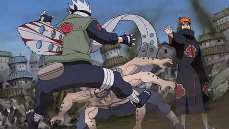 Pain vs. Kakashi | Narutopedia | Fandom Kakashi Vs Pain, Hatake Clan, Kekkei Genkai, Pain Naruto, Samurai Wallpaper, Naruto 1, Naruto Images, Anime Devil, Boruto Naruto Next Generations