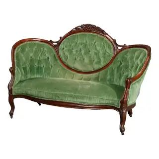 Antique Couch, Victorian Sofa, Walnut Sofa, Vintage Couch, Victorian Home Decor, Victorian Aesthetic, Victorian Furniture, Funky Furniture, Furniture Makeovers