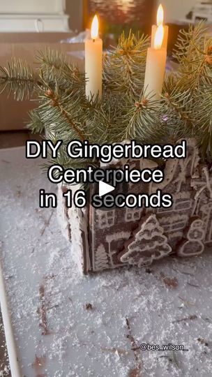 Gingerbread Christmas lovers | Hi! New here! I made a gingerbread centerpiece that I thought would be fun to share | Facebook Gingerbread Centerpiece Ideas, Gingerbread Centerpiece, Gingerbread Diy, Christmas Lovers, Gingerbread Christmas, Party Centerpieces, Christmas Projects, Table Centerpieces, Gingerbread