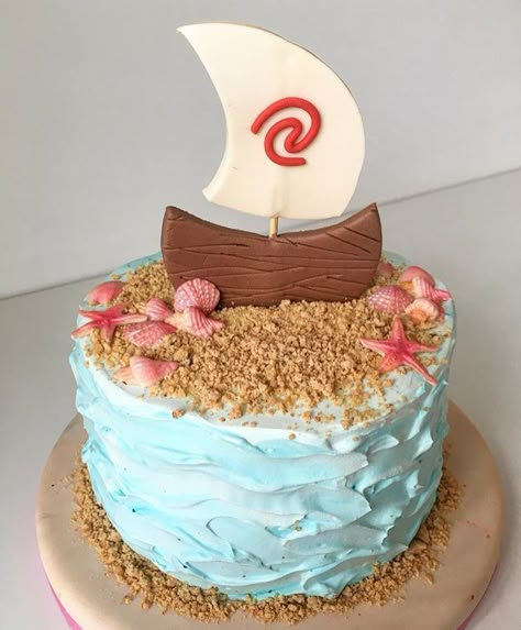 Easy Moana Cake, Moana Smash Cake Ideas, Diy Moana Cake, Moana Birthday Cake Simple, Moana Birthday Party Ideas Cake, Moana Smash Cake, Moana Cake Ideas, Moana Birthday Cake Ideas, Mohana Cake