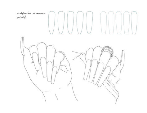 French to the claws. �� A new nail art sketchbook with page after page of tons of new ideas for nail art. Perfect for any nail art enthusiast. Nails Sketch, Printable Nail Art Templates, Printable Nail Art Practice Sheet, Nail Templates, Book Nail Art, Printable Nail Art, Nail Art Courses, Diy Makeup Remover, Makeup Charts