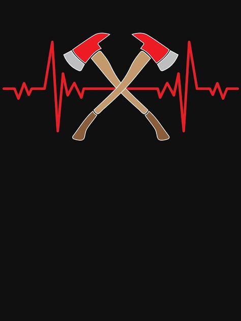 Firefighter Crossed Axes, Firefighter Painting Easy, Firefighter Tshirt Designs, Wildland Firefighter Tattoo, Firefighter Images, Firefighter Symbol, Firefighter Cross, Firefighter Logo, Firefighter Decals