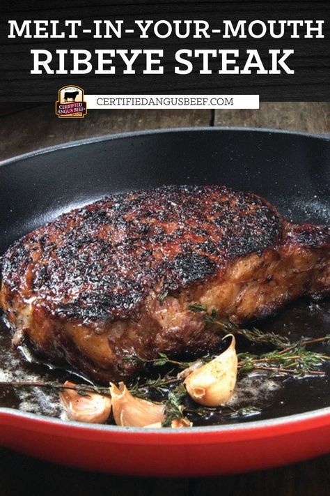 Steak On Stove, Sizzling Recipe, Easy Steak Dinner, Steak Marinades, Cooking Ribeye Steak, Steak Dinner Recipes, Ribeye Steak Recipes, Steak Sandwiches, Best Beef Recipes