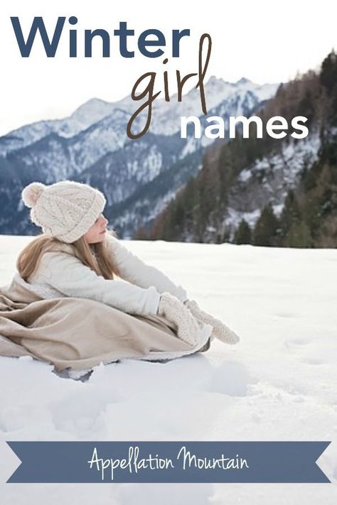 Ready for winter girl names? From the obvious (Snow!) to the subtle (Bianca), it's easy to find gorgeous girl names that are just right for the season. Start here! Vintage Baby Girl Names, Unique Middle Names, Names Character, Best Girl Names, Modern Baby Names, Middle Names For Girls, Meaningful Names, Baby Life Hacks, Winter Girl